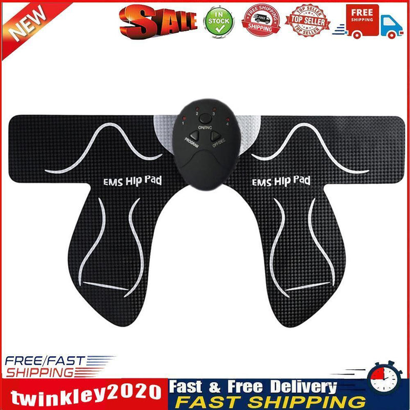 Hip Trainer Buttock Tighter Lifter EMS Vibration Muscle Stimulator (White) Newly