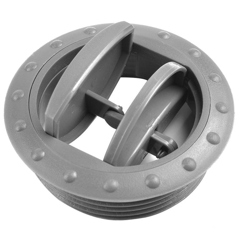 60mm Car RV ATV A/C Vent Air Outlet Rotating Interior Round Ceiling (Grey) Newly