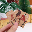 Santa Claus Kraft Paper Kraft Tag Gift Wrapping Hang Tags Christmas Labels