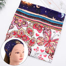Broad Sided Hairpin Printing Boho Hairband Headgear Hip Hop Tiara Hair Hoop
