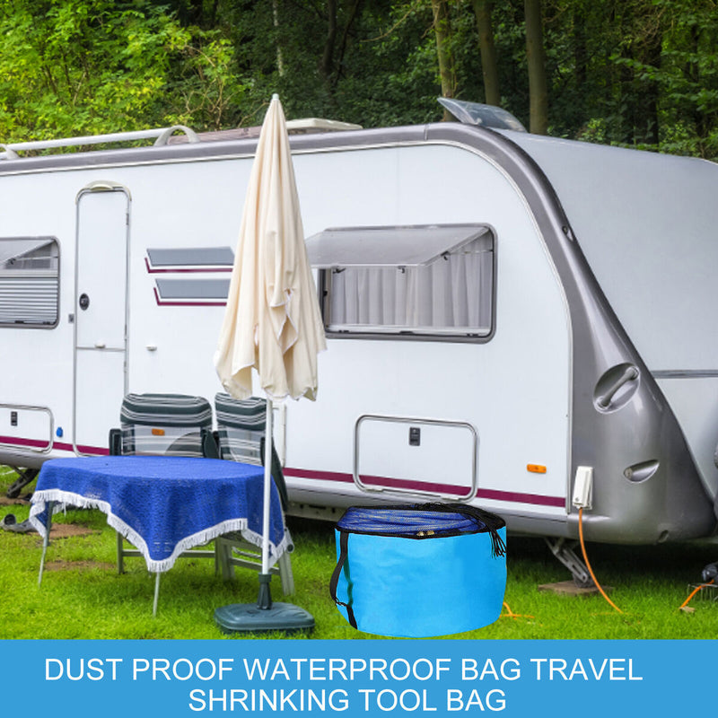 #A Waterproof Car Bags Camping RV Hose Storage Organizer Accessories Foldable