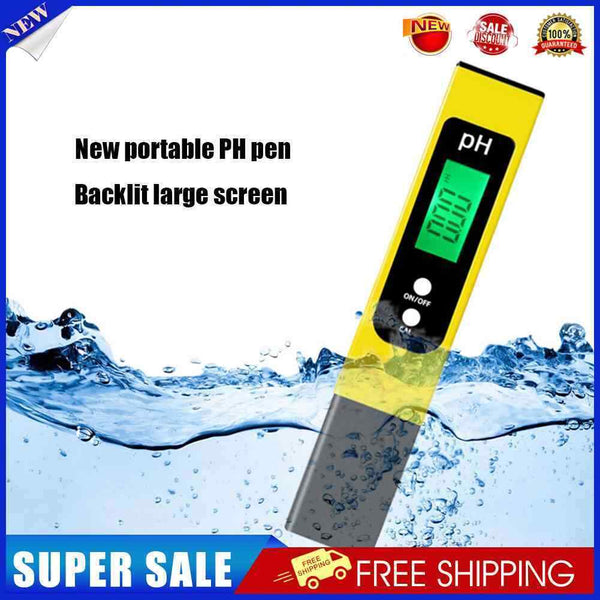 PH Meter Digital Water Quality Monitor Tester LCD Display Water Quality Measure
