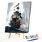 Sailboat at Sea Oil Paint By Numbers Kit DIY Acrylic Painting on Canvas Art