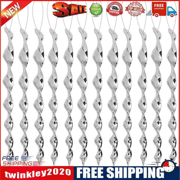 12x Bird Repellent Rotating Rod Reflective Spiral Deterrent Control Device