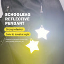 Safety Reflective Keychain for Bag Strollers 24-Piece Pendant Reflector - Star