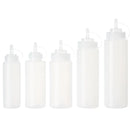 Sauce Bottle Reusable Container Condiment Dispenser Condiment Squeeze Bottles
