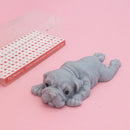 Simulation Soft Dogs Squeeze Ball Puzzle Anti Stress Artifact (Grey Dog) Newly