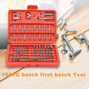 100pcs CR-V Screwdriver Bits Set Phillips Slotted Torx Bit Repair Tools