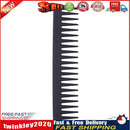 Professional Carbon Wide Tooth Comb Barber Salon Styling Anti-Static Brush Newly