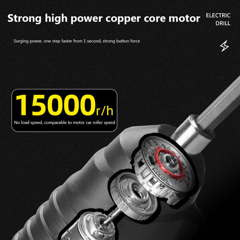 4.2V Electric Screwdriver w/ LED Light Kit Rechargeable Screwdrivers Hand Drill