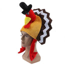 Funny Carnival Chicken Leg Hat Christmas Thanksgiving Caps Turkey Hat I4O3