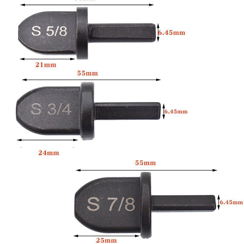 Drill Expander Triangle Handle Tube Expander Imperial Tube Spin Flaring Set