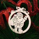 Christmas Xmas Decoration Christmas Snowflake Santa Claus Hanging Ornaments
