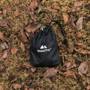 Outdoor Hiking Kits Storage Bag Camping Nail Wind Rope Buckle Pouch (Black)