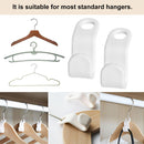 Plastic Clothes Hanger Connector Cascading Hook Space Saving Holder (12pcs)