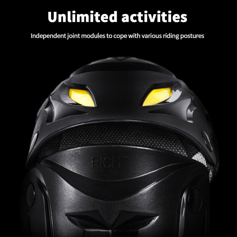 4pcs SULAITE Reflective Motorcycle Riding Knee Pads Protective Elbow Guard