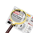 80mm Handheld 10X Magnifier Magnifying Glass Loupe for Reading Jewelry Newly