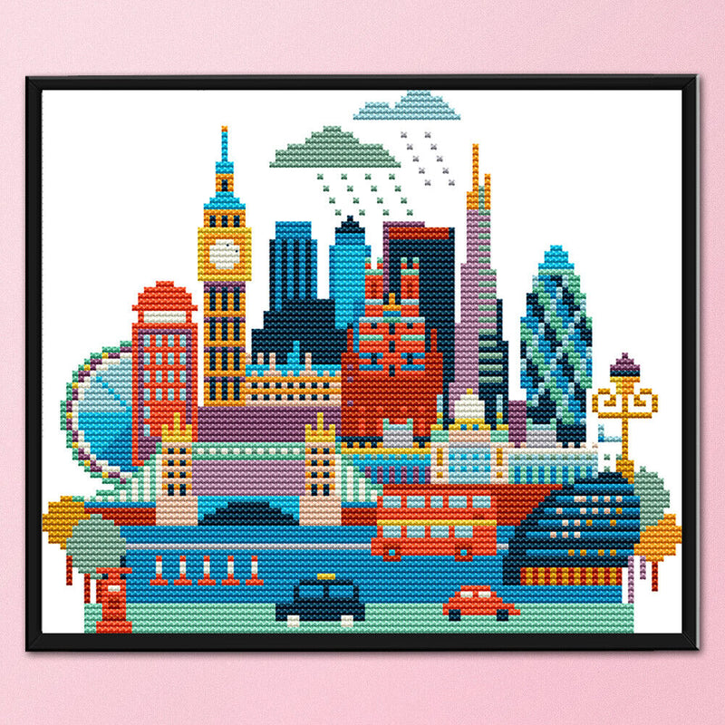 Part Embroidery London Counted Cross Stitch 14CT 2 Strand Cotton Decoration