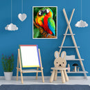 Oil Paint By Numbers Animal Parrot DIY Painting Kit Wall House Art Drawing