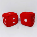 Auto Car Hanging Pendant Multicolor Plush Dices Car Accessories Velvet Dice