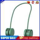 Silent Cooling Hanging Neck Fan Leafless Sport Travel Personal Fans (Green)