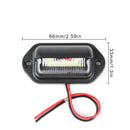6 LED License Number Light Car Light Source License Number Plate Lamps for Car