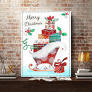 5D DIY Special Shaped Diamond Painting Sled Embroidery Kits Living Room Decor