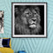 5D DIY Lion Full Round Drill Diamond Painting Artwork Handicraft Picture Newly