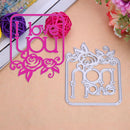I Love You Cut The Stencil Scrapbooking Paper Embossing DIY Album Kar
