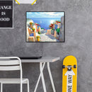 5D Full Round Drill Diamond Painting Castle Steps DIY Cross Stitch Picture Decor