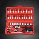 Driver Ratchet Torx 1/4-Inch Metric Drive Socket Wrench Set Screwdriver Socket