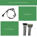 SATA 15Pin 1 to 5 Port Female Hard Drive Power Cord Extension Cable SATA Adapter