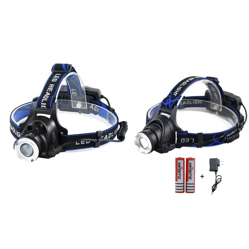 Waterproof T6 LED Headlamp Outdoor Camping Hiking Telescopic Torch (02)