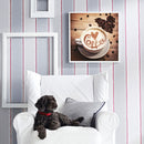 DIY Diamond Painting Kit Full Round Drill Coffee and Coffee Bean Home Decoration