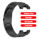 Stainless Steel Smart Watch Strap for Huami Amazfit T-Rex Band (Black) Newly