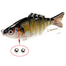 Multi Jointed Swimbait Wobbler Bass Pike Saltwater 7 Segments Fishing Hard