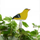 Soil Water Tester Bird Shape Flower Pot Moisture Sensor Farm Meter (Yellow)