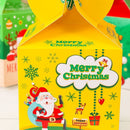 Santa Claus Kids Favors Christmas Decoration Paper Carrier Xmas Bags Candy Box