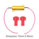 Wiring Resistance Turn Signal 50W 6 ohm Headlight Load Resistor Load Resistor
