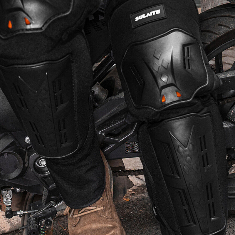 2pcs SULAITE Motorcycle Knee Pads Protective Gear Motocross Knee Guards