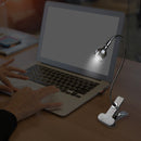 USB Clip LED Reading Lights Eye-care Adjustable Clamp Lamp (White Light) Newly