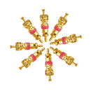 20pcs Valve Cores with 4-in-1 Tyre Tire Valve Stem Remover Repair Tool  Newly