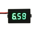 0.36inch LED Digital Voltmeter DC 4.5-30V Two Line Volt Meter(Green)
