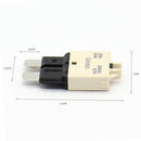 DC32V Manual Reset ATC Circuit Breaker Blade Fuse for Car Boat(25A White)