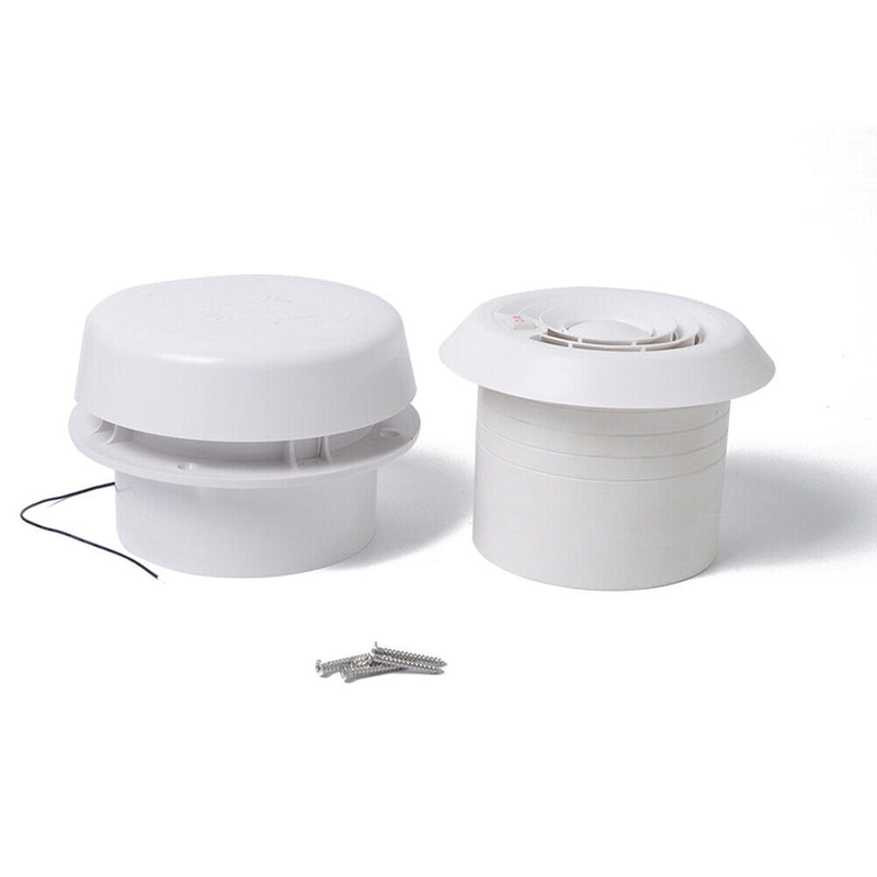 12V Top Mounted RV Roof Air Vent Fan for Travel Trailer Van Ventilation Sys