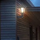 Outdoor LED Solar Hexagonal Garden Yard Sensor Wall Lamp (1pcs Warm Light) Newly