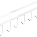 Iron Towel Wall Hanger Hook Holder Kitchen Organizer Storage Rack (White) Newly