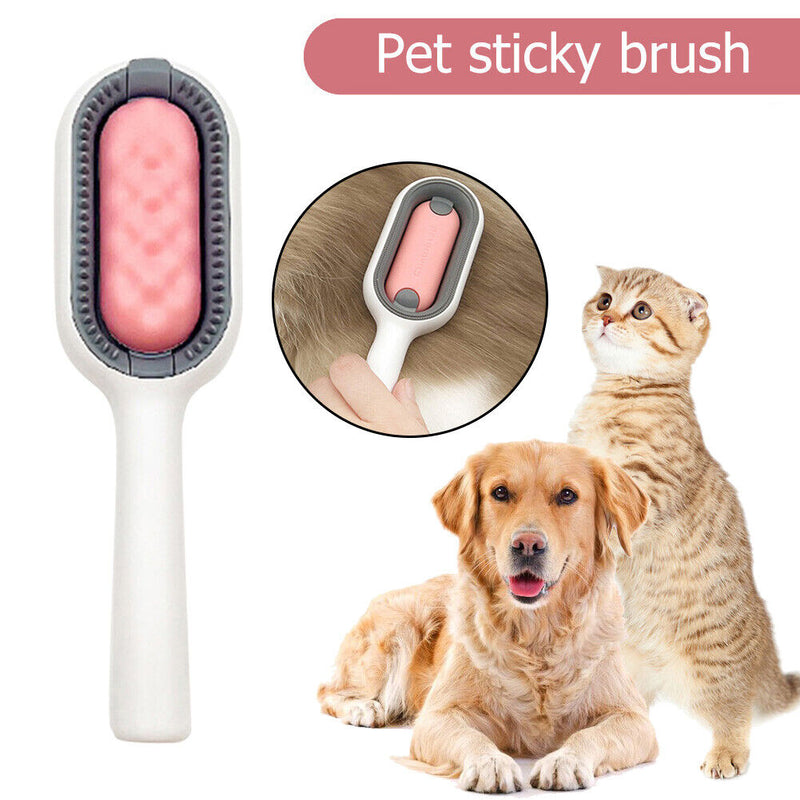 #A Pet Cat Hair Removes Brush Cleaning Wipes Floating Sticky Hair Massages Comb
