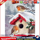 5D DIY Christmas Snow Bird Full Round Diamond Painting Home Decor (sz1189) Newly