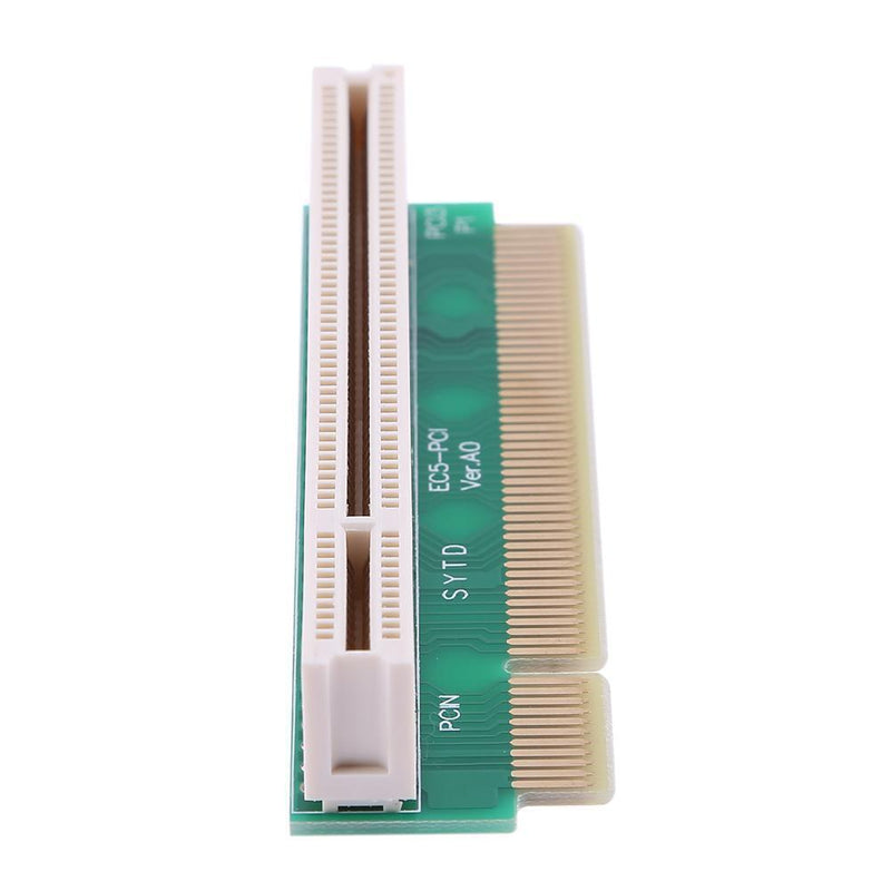 PCI Male to Female 32Bit 90 Degree Right Angle Riser Card Adapter(Reverse)